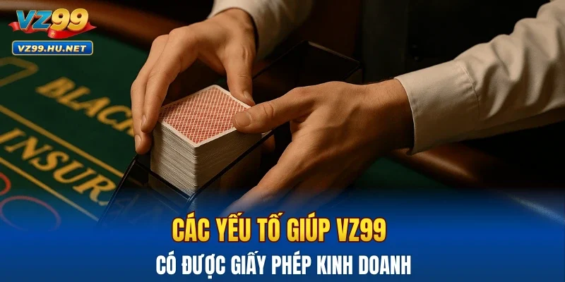 Các yếu tố giúp VZ99 có được giấy phép kinh doanh